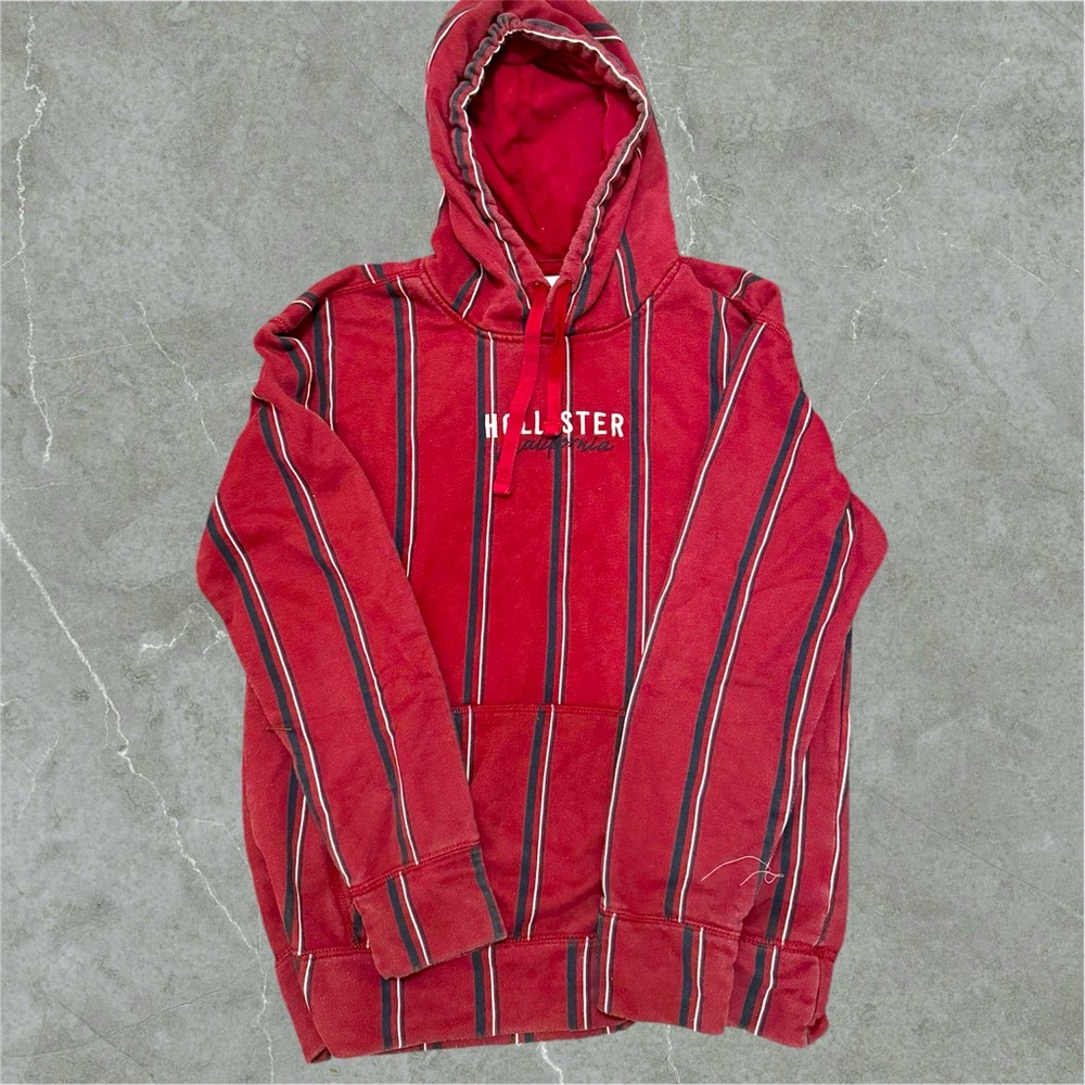 Hollister vintage striped hoodie